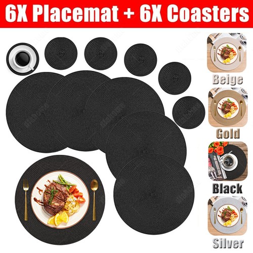 6pcs round slip - round, place