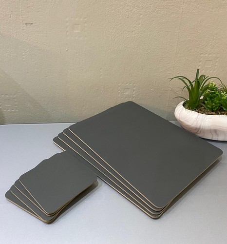 Grey set placemats - set, of