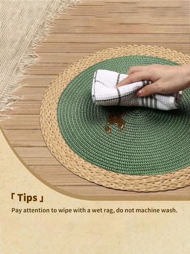 Round table placemats set 4 - set, of