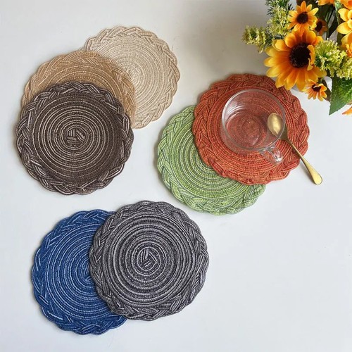 Woven table place mats - place,