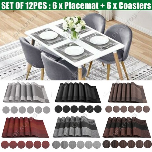 Placemats x coasters - 6, +