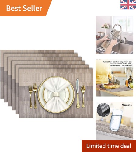Chic washable vinyl placemats - vinyl,