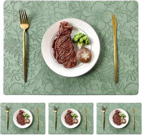 Placemats set non slip - placemats,