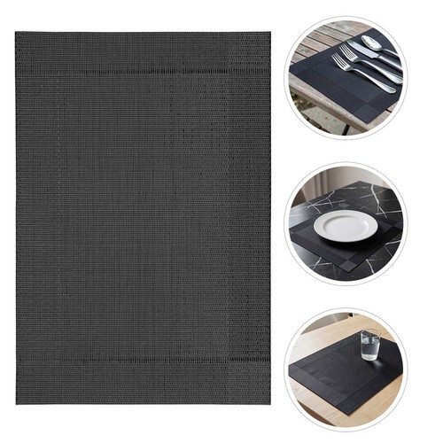 6pcs pvc table placemats - 6pcs,