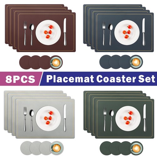 Set place mats and 4 - set,