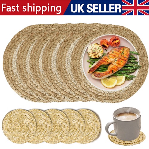 Table mats set woven - table, of