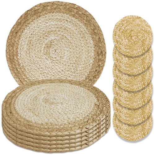 Table mats set woven - set, of