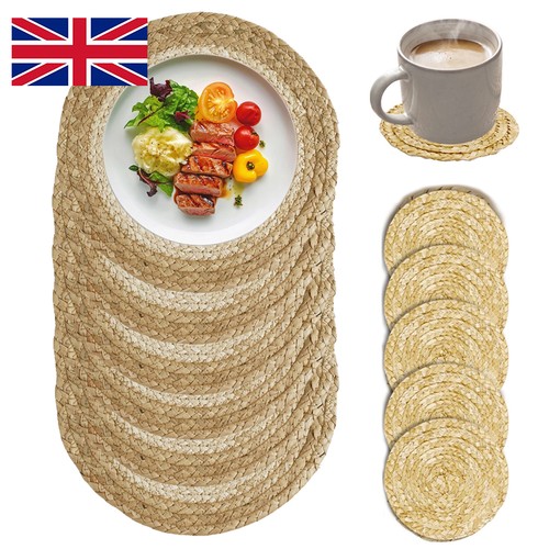 Table mats set woven - 6,