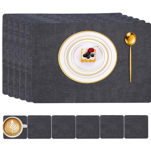 Placemats set with - set, 6