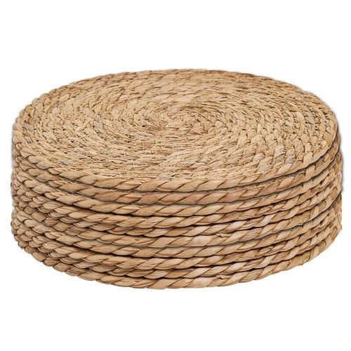 Placemats natural rattan round - placemats,