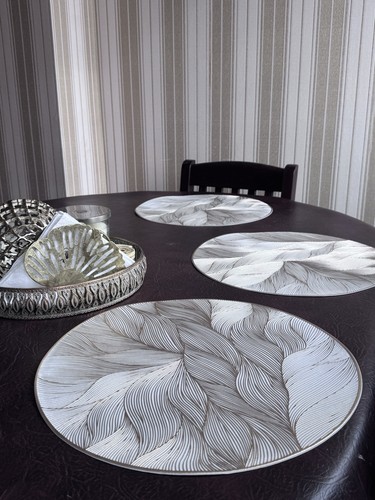 Set gold pvc leaf - set, 6