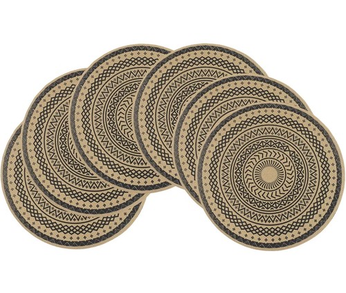 Round placemats set 15 - set, of