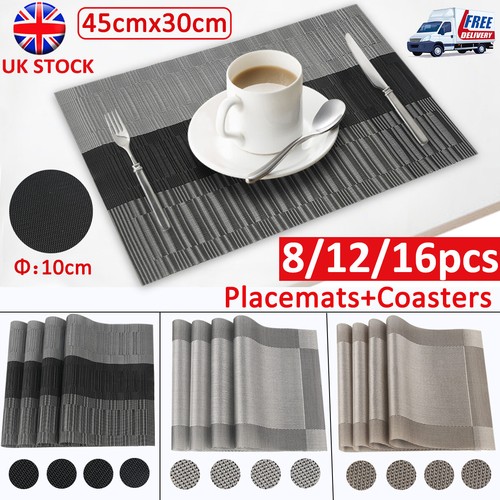 Set placemats coasters - 4/6/8,