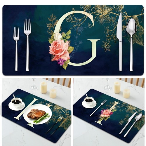 Many sizes table mats - many, place