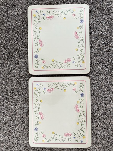 Set rectangular floral - of, 6