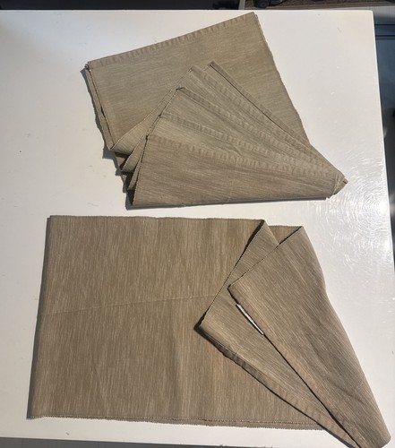Set ribbed cotton table - set, 6