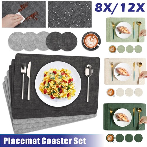 Leather placemats and - leather,