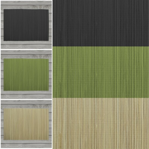 Bamboo placemats 30cm - pack),