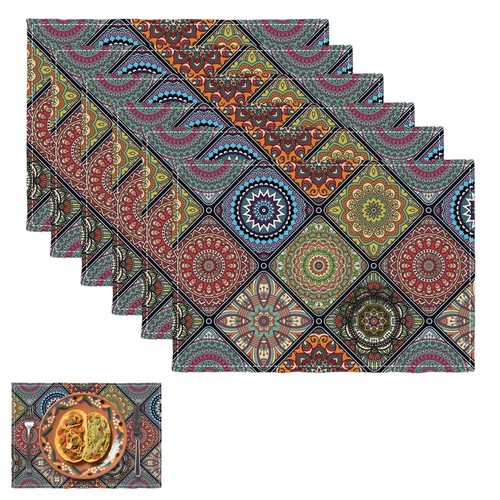 Place mats for table - mats, boho